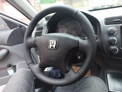 Direksiyon Kılıfı Honda Civic Vtec 2003 - 2006  Sport Siyah