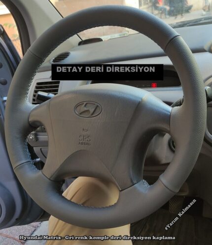 Direksiyon Kılıfı Hyundai Matrix gri  2004-2010