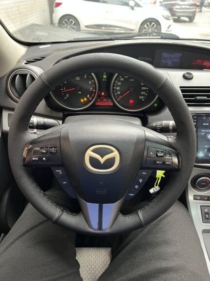 Direksiyon Kılıfı Mazda 3-6 2009-2013 Spor desen siyah