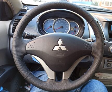 Direksiyon Kılıfı Mitsubishi L200 2008-2014  Spor Desen  siyah