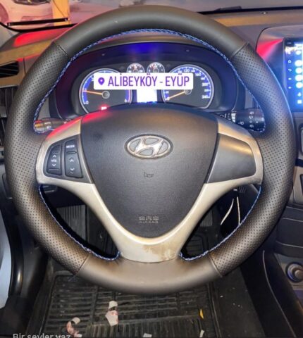 Direksiyon Kılıfı Hyundai i30 2008-2011 Bentley spor  siyah