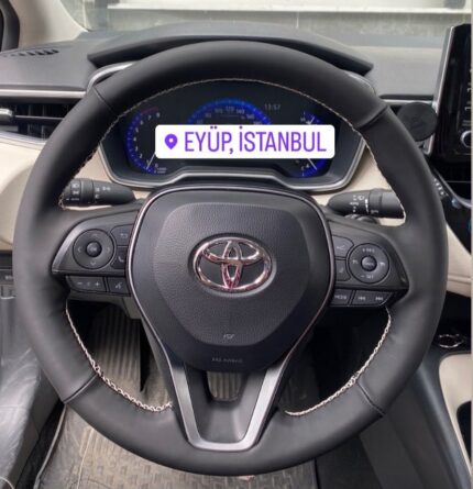 Direksiyon kılıfı Toyota Corolla 2019-2026 Bentley   Desen